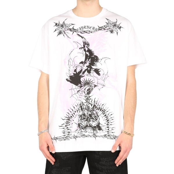 Givenchy Printed Cotton T Shirt