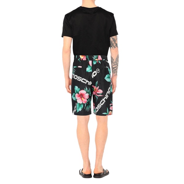 Moschino Couture Floral Print Silk Shorts