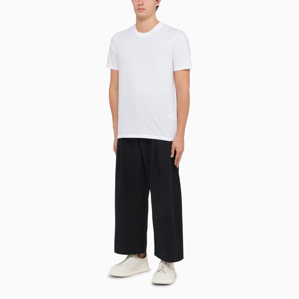 Studio Nicholson Navy Blue Sorte Trousers