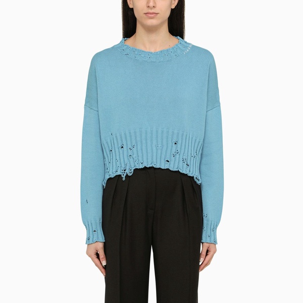 Marni Blue Jersey With Wear Details