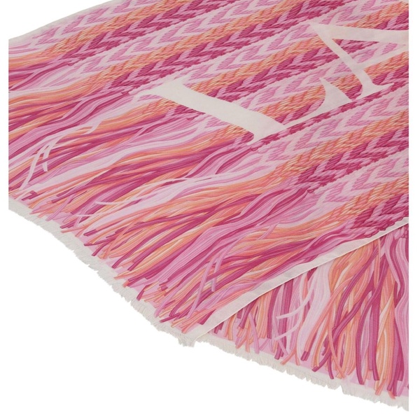 Lanvin Chevron Logo Pattern Scarf