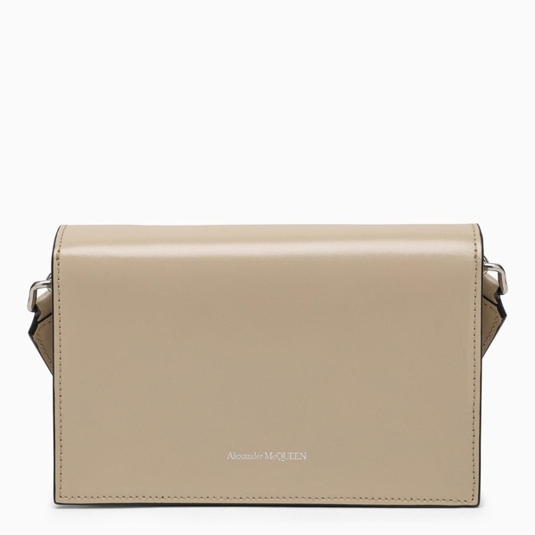 Alexander Mc Queen Small Beige Skull Bag