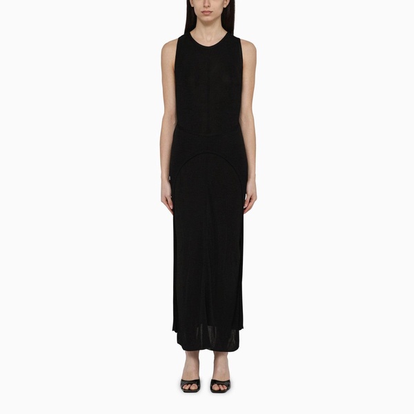 Philosophy Black Viscose Midi Dress