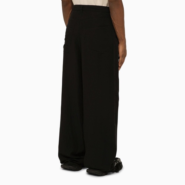 Balenciaga Black Baggy Trousers