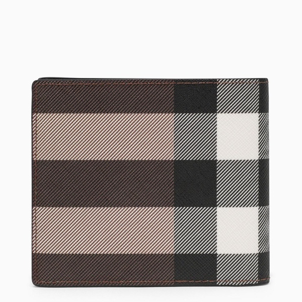 Burberry Coated Canvas Beige Wallet Men