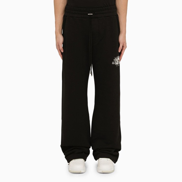 Amiri Black Logoed Jogging Trousers