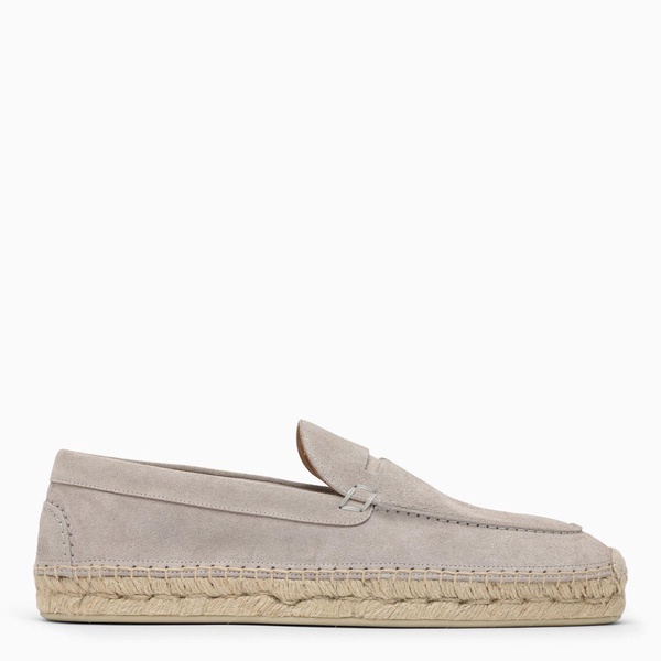 Christian Louboutin Goose Coloured Suede Espadrilles