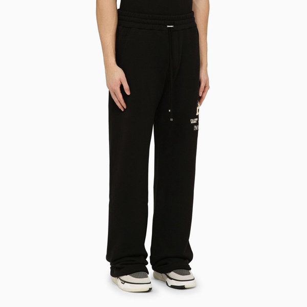 Amiri Black Jogging Trousers With Logo