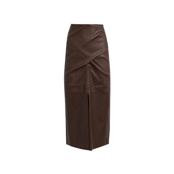 Brunello Cucinelli Leather Skirt