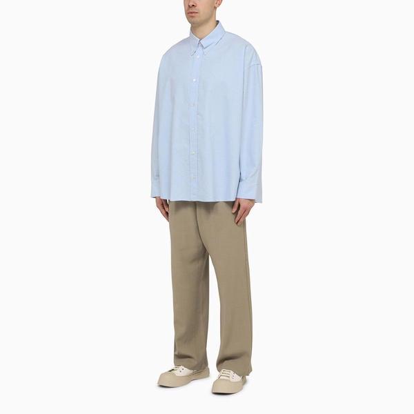 Studio Nicholson Light Blue Cotton Button Down Shirt