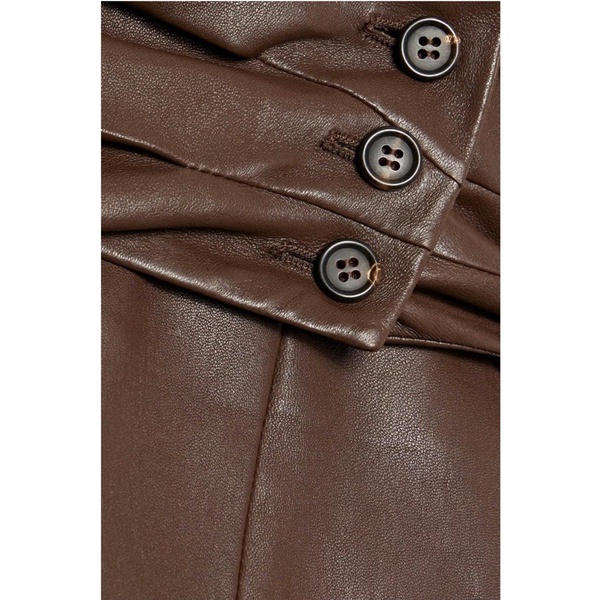 Brunello Cucinelli Leather Skirt