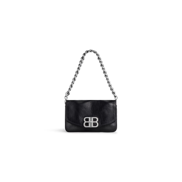 Women's Bb Soft Small Flap Bag  in Black