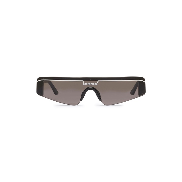 Ski Rectangle Sunglasses in Black