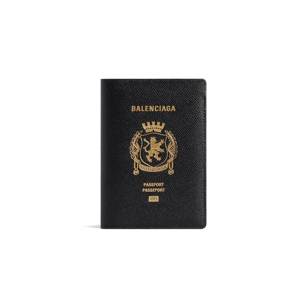 Men's Passport Holder in Black