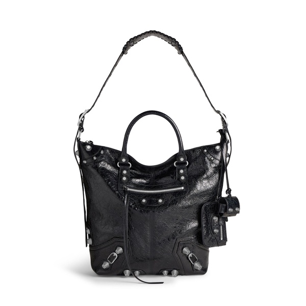 Men's Le Cagole Medium Tote Bag in Black