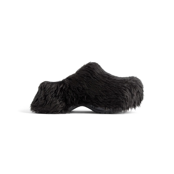 Men's Crocs™ Mule Fake Fur  in Black