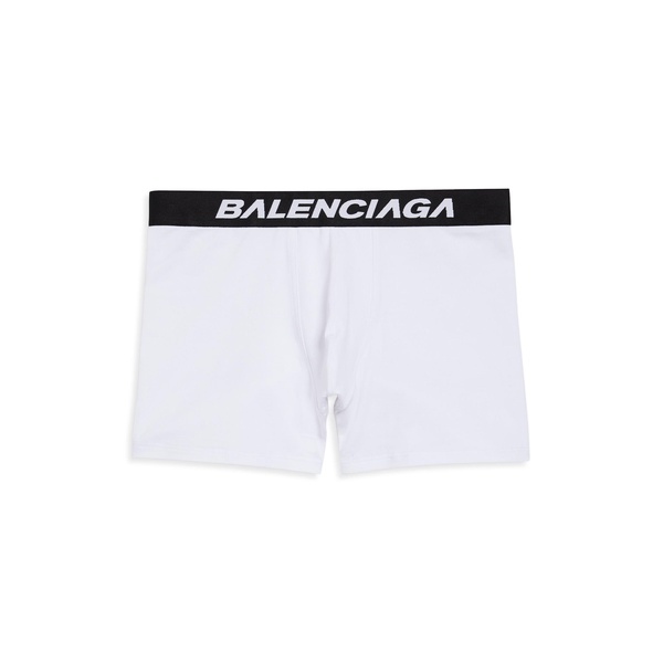 Men's Racer Boxer Briefs in White/black