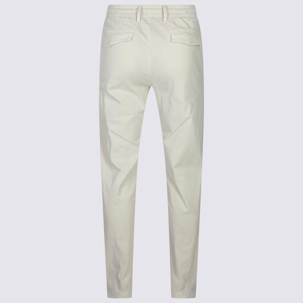 Eleventy White Cotton Pants