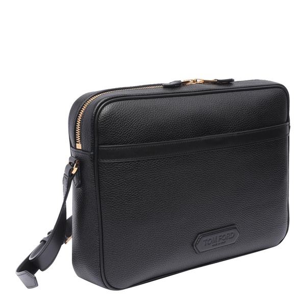 Tom Ford Logo Patch Messenger Bag