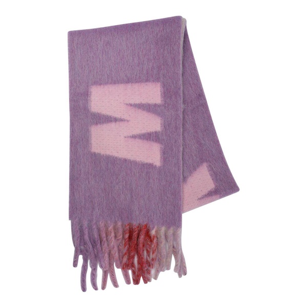 Scarf With Logo Scarves Purple