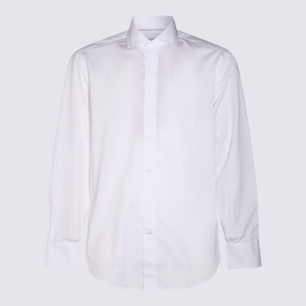 Brunello Cucinelli White Cotton Shirt