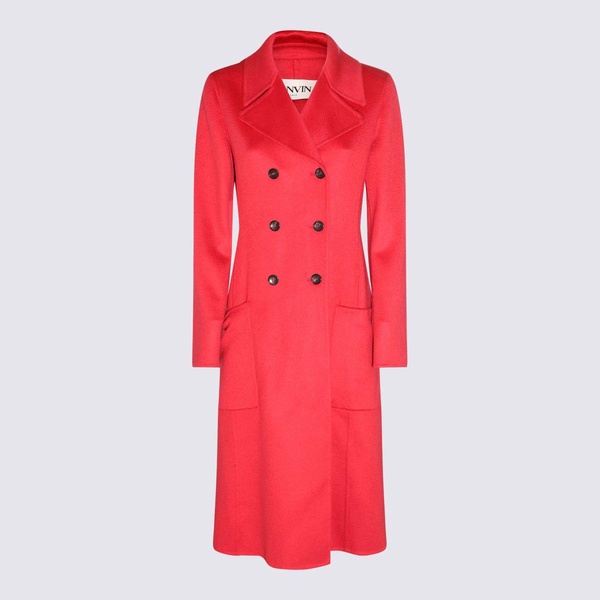 Watermelon Cashmere Long Coat