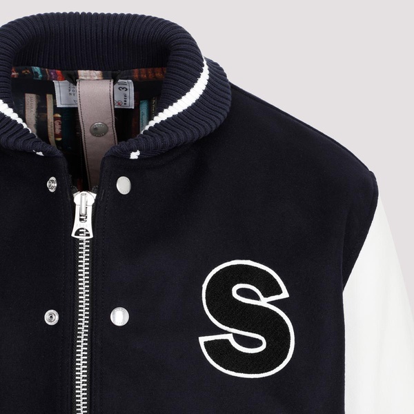 Sacai Interstellar Varsity Button-Up Jacket