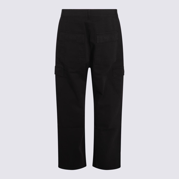 Rick Owens Drkshdw Black Cotton Pants