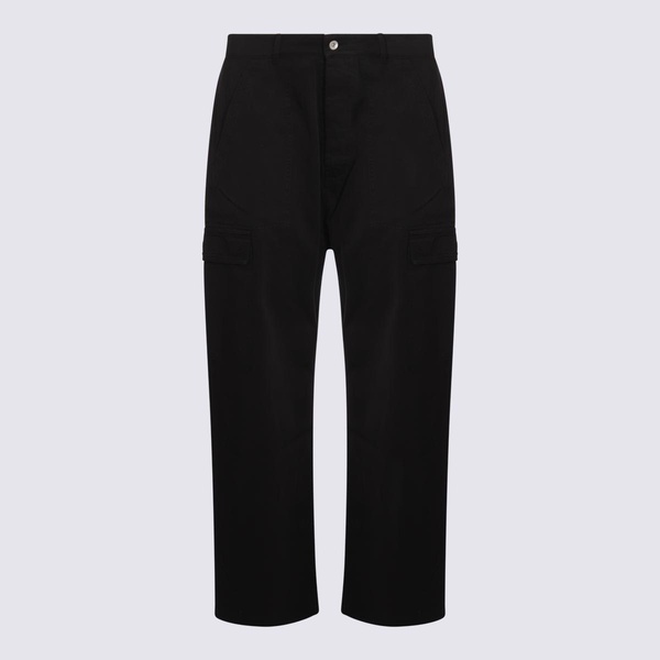 Rick Owens Drkshdw Black Cotton Pants