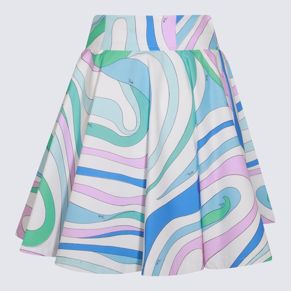 Pucci Multicolot Cotton Midi Skirt