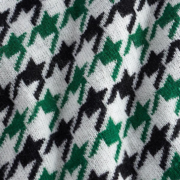 Barbour White And Green Sweater