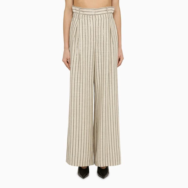 The Mannei Ludvika Blend Striped Trousers