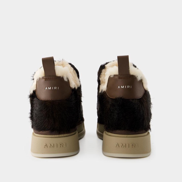 Amiri Faux Fur Malibu Ankle Boots