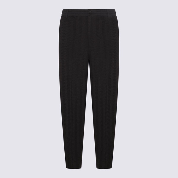 Black Cotton Pants