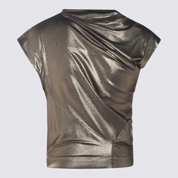 Gold Viscose Top