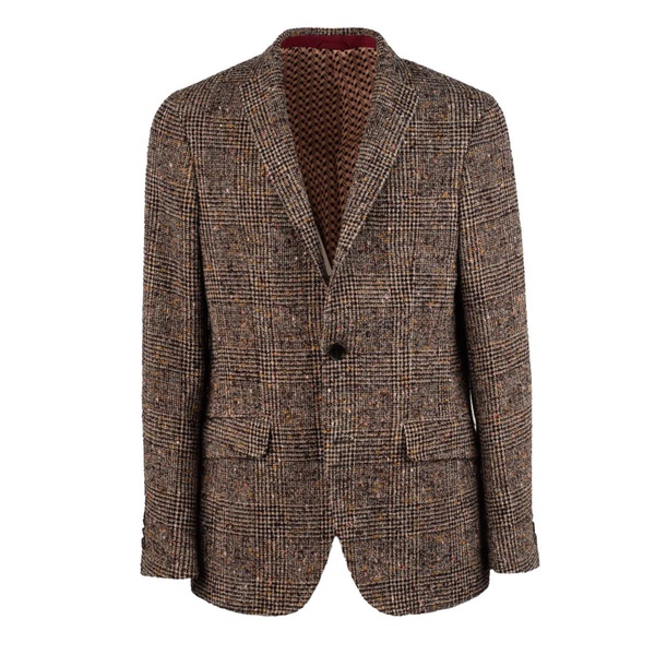 Etro Wool Jacket With Check Workmanship