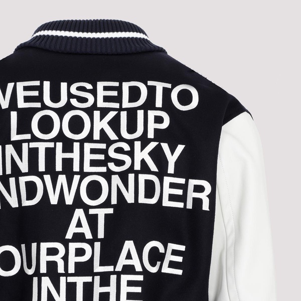 Sacai Interstellar Varsity Button-Up Jacket