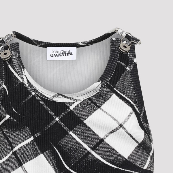 Printed "tartan" Printed Top