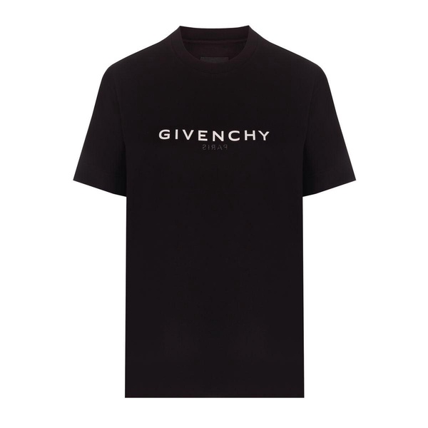 Givenchy Logo Printed Reverse Crewneck T-Shirt