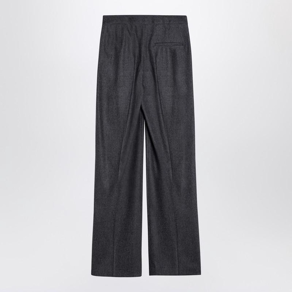 Loulou Studio Grey Wool And Cashmere Trousers