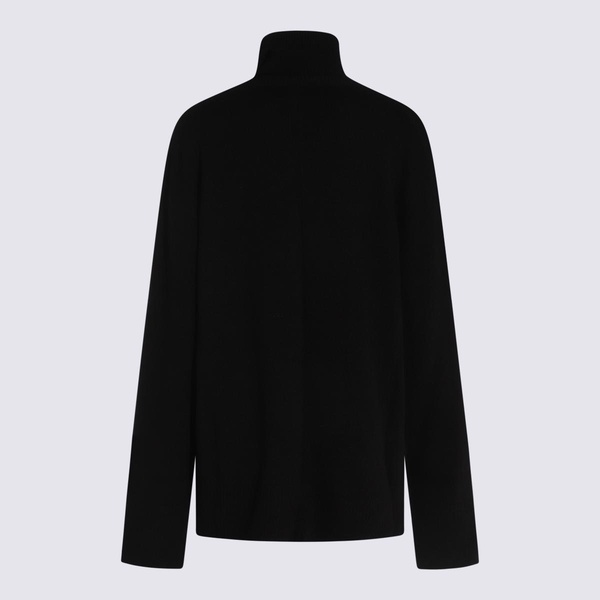 The Row Black Wool Knitwear