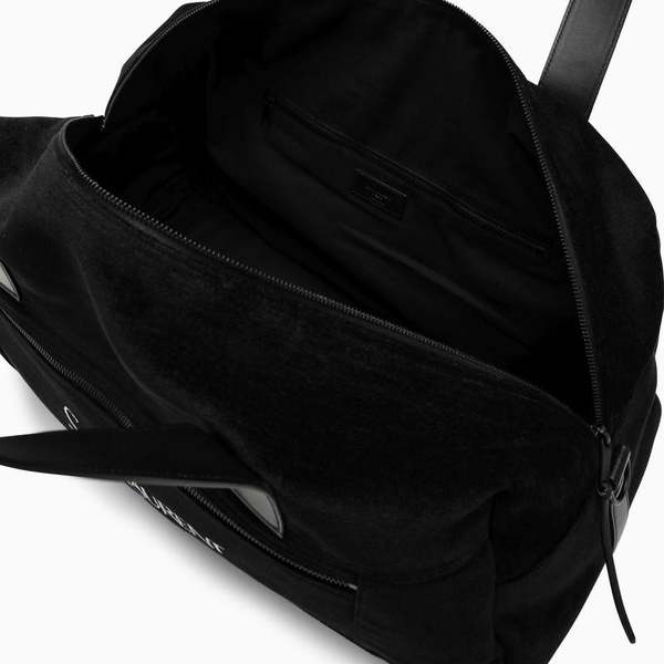 Saint Laurent Black Duffle Bag With Logo Men