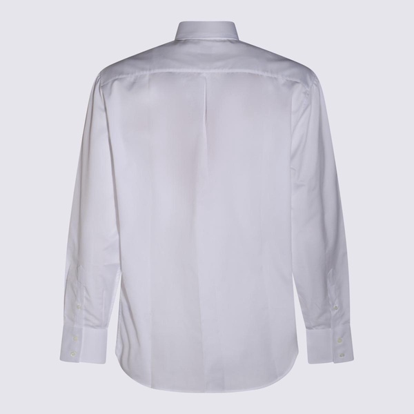 Brunello Cucinelli White Cotton Shirt