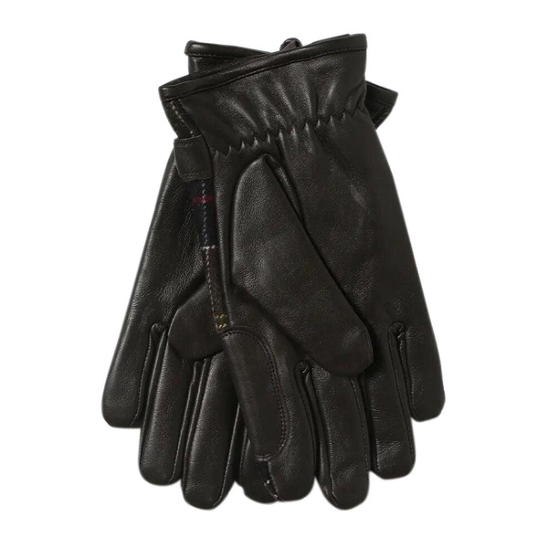 Barbour Gloves With Tartan Pattern