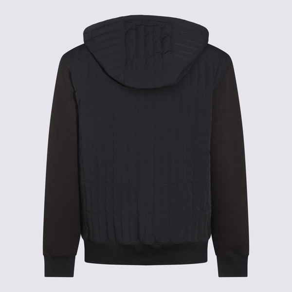 Black Nylon Sweatshirt