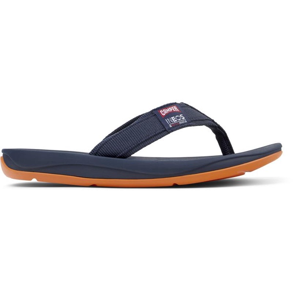 Blue Textile Flip-Flops for Men