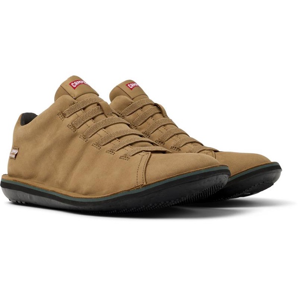 Brown nubuck sneakers