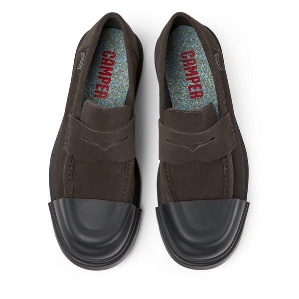 Gray Nubuck Moccasin for Men