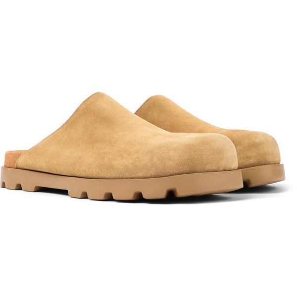 Beige Nubuck Clog for Men