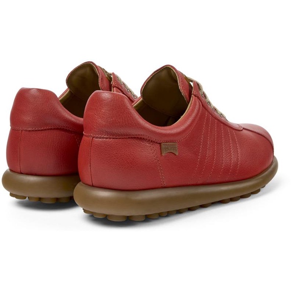 Red Leather Oxford Sneaker for Men